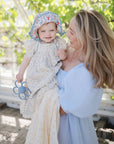 Organic Cotton Muslin Swaddle Blanket | Bows