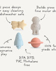 Space Mold Free Bath Play Set