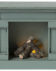 Blue Vintage Fireplace | Mouse