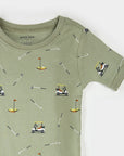 Short Sleeve Pajama Set - Golf