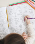 Colouring Book with Stickers | The Botanist