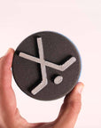 Hockey Puck Bath Bomb with Shoe Charm