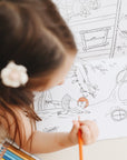 Colouring Book with Stickers | Parisiennes