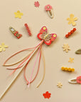 Acrylic Flower Clip Set