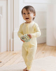 Ribbed Sleeper | Butter Yellow