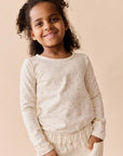 Organic Cotton Long Sleeve Top | Briella Whisper