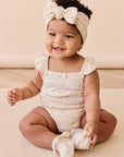 Organic Cotton Bettina Bodysuit | Briella Whisper