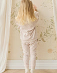 Organic Cotton Lilith Track Pant | Victoria Blush