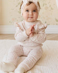 Organic Cotton Lilith Track Pant | Victoria Blush