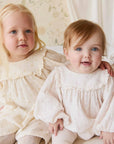 Organic Cotton Muslin Frances Playsuit | Pauline Pink