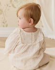 Organic Cotton Muslin Frances Playsuit | Pauline Pink