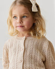Aria Knitted Top | Oatmeal Marle