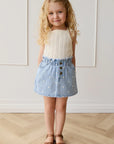 Briella Skirt | Petite Heart Denim