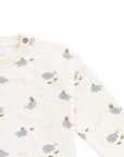 Organic Cotton Damien Sweatshirt | Cloud Whales