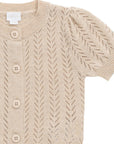 Aria Knitted Top | Oatmeal Marle