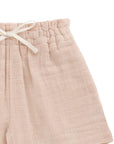 Organic Cotton Muslin Elodie Short | Chalky Pink