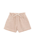 Organic Cotton Muslin Elodie Short | Chalky Pink