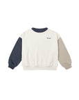Relaxed Sweatshirt | Navy Colour Block