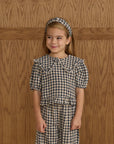 Prairie Blouse | Navy Check