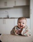 Long Sleeve Bib | Pastel Blooms
