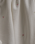 Embroidered Muslin Blanket | Anemone