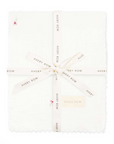Embroidered Muslin Blanket | Anemone