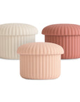 Silicone Baby Food Containers 3-Pack | Pink
