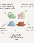 Dino Mold Free Bath Play Set