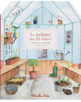 Colouring Book with Stickers | The Gardener