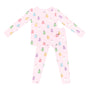 Long Sleeve Pajamas in Pastel Ghost
