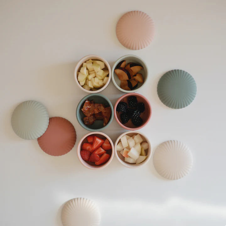 Silicone Baby Food Containers 3-Pack | Pink