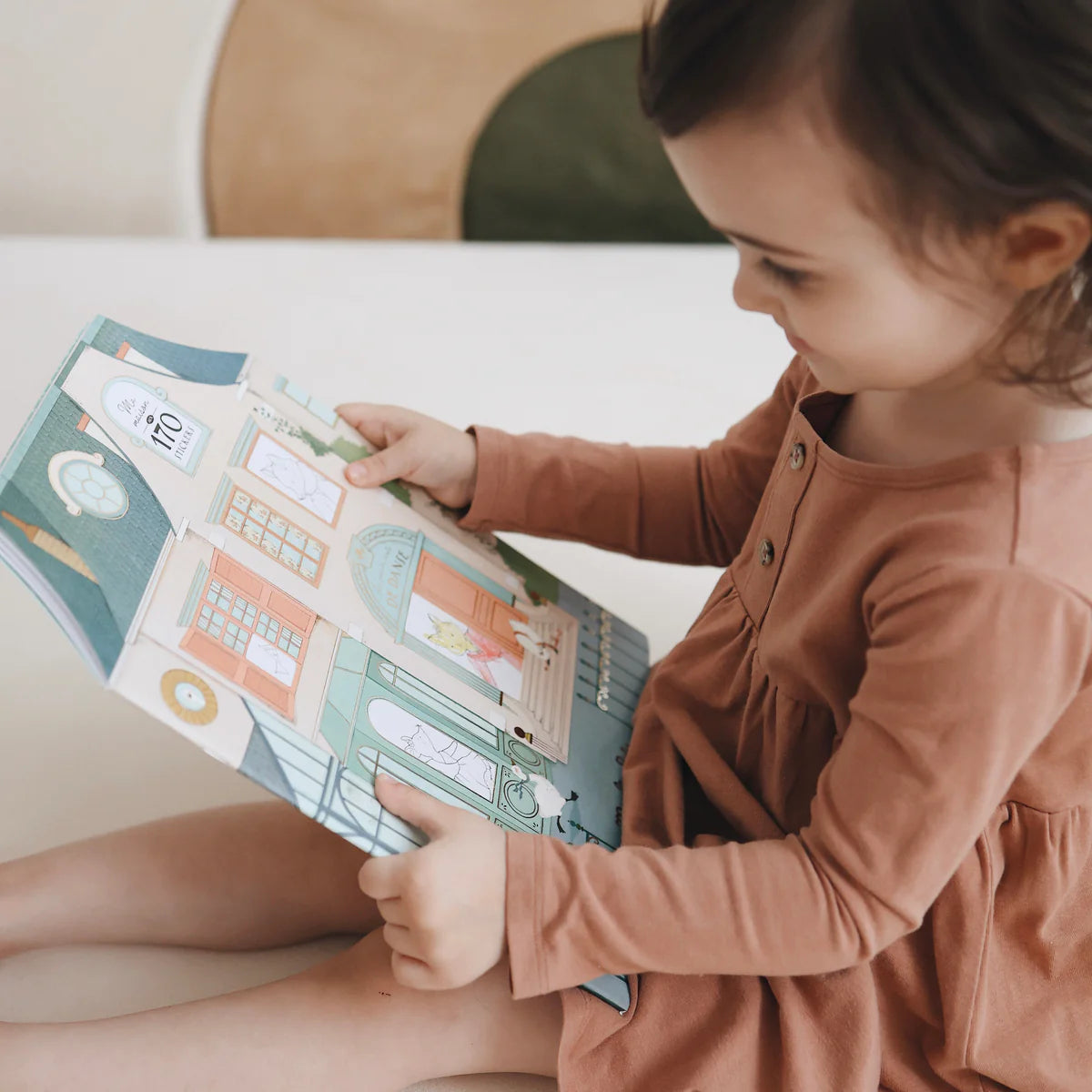 Colouring Book with Stickers | The Little Dance School