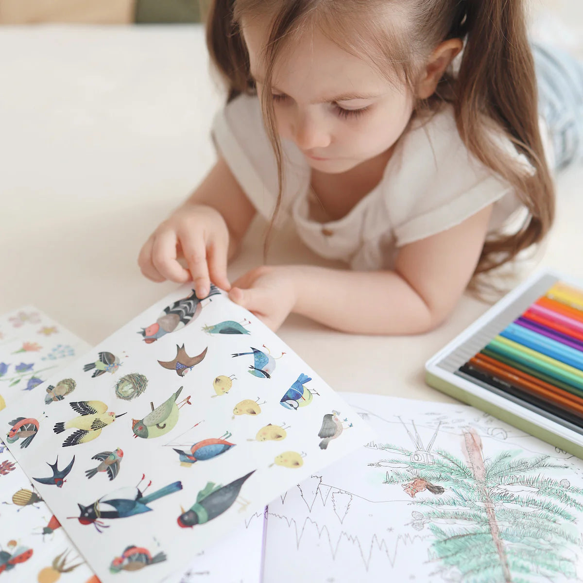 Colouring Book with Stickers | The Botanist