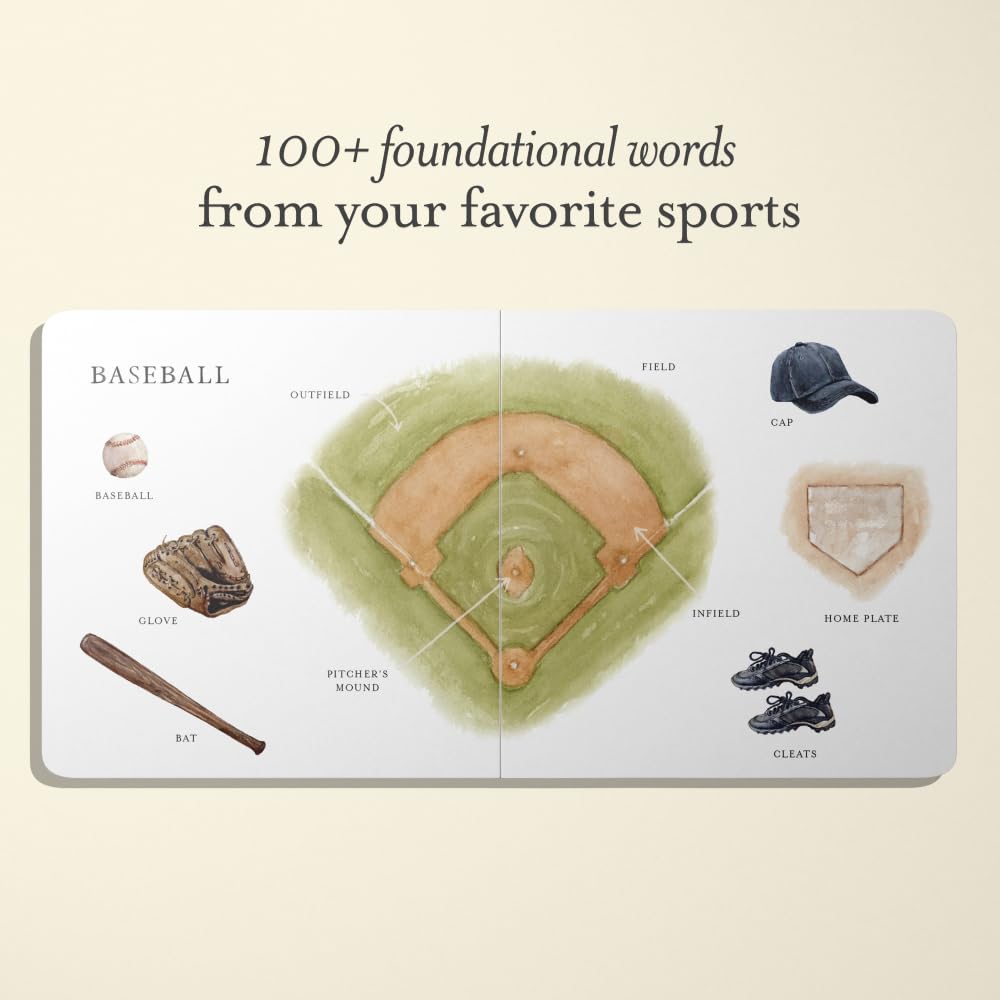 Our Big Book of Sports: A Collection of 100+ Foundational Words for Future Athletes