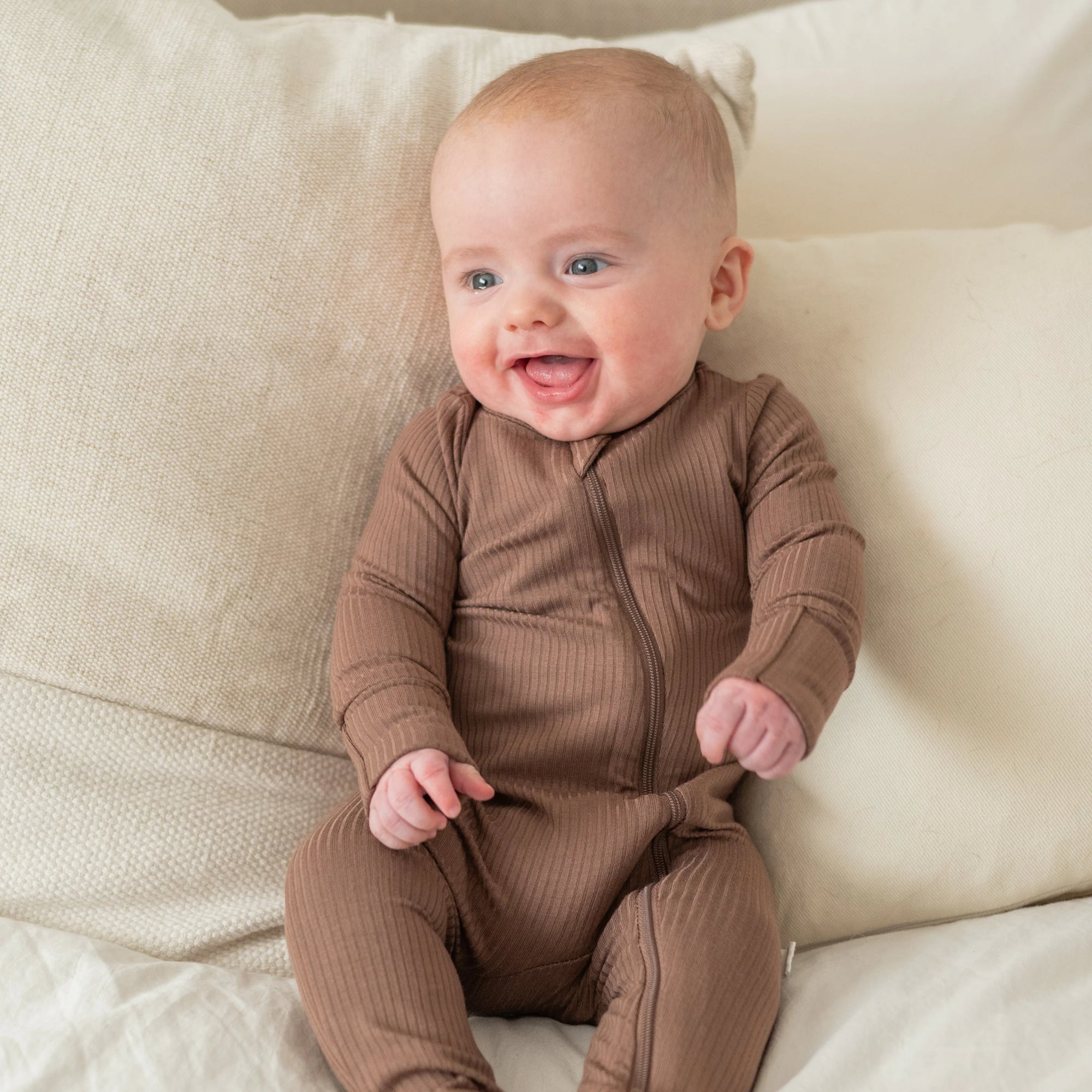 Ribbed Sleeper | Mocha