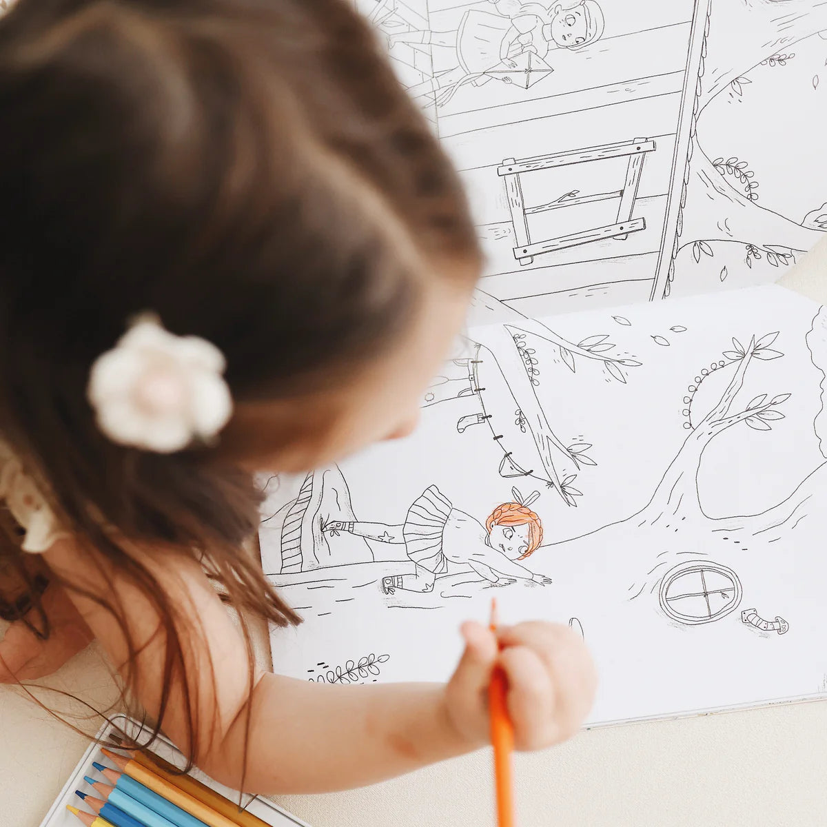Colouring Book with Stickers |  Parisiennes