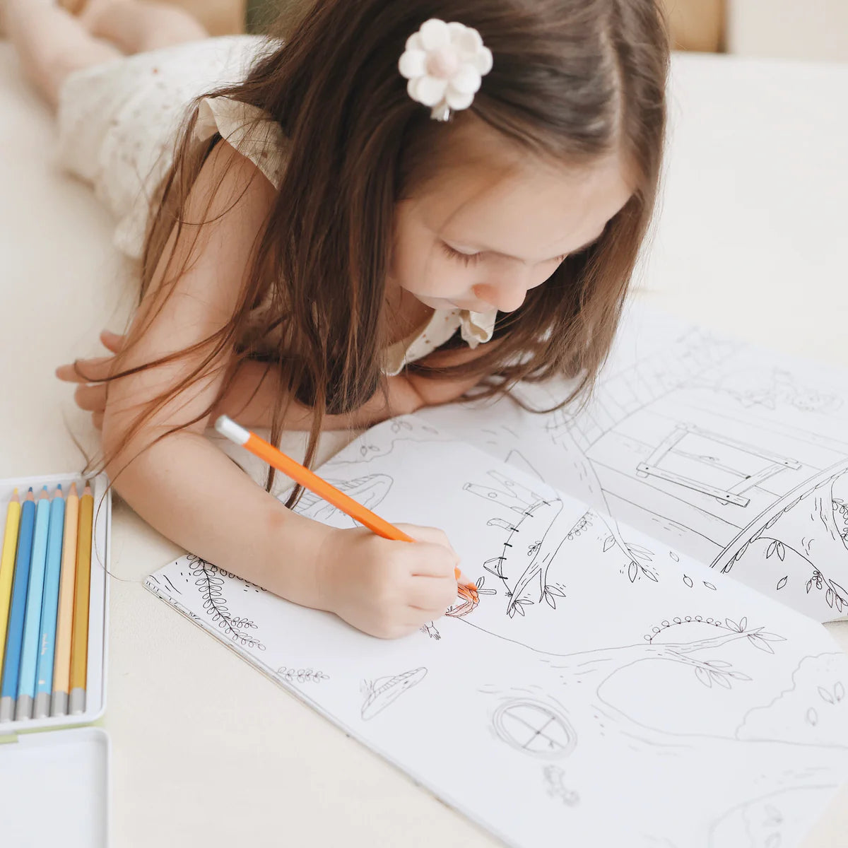 Colouring Book with Stickers |  Parisiennes