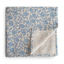 Organic Cotton Muslin Swaddle Blanket | Blue Flowers