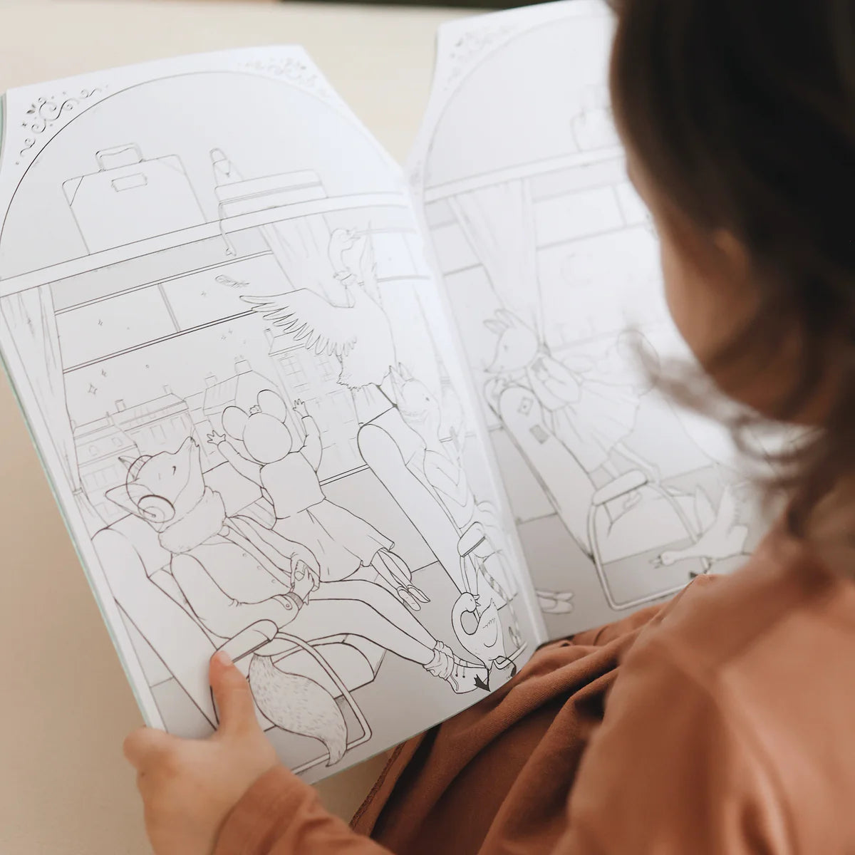 Colouring Book with Stickers | The Little Dance School