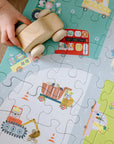 A Day on Busy Boulevard 48 Piece Puzzle