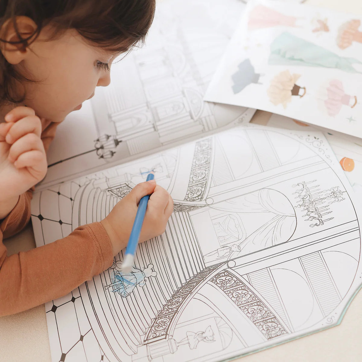 Colouring Book with Stickers | The Little Dance School