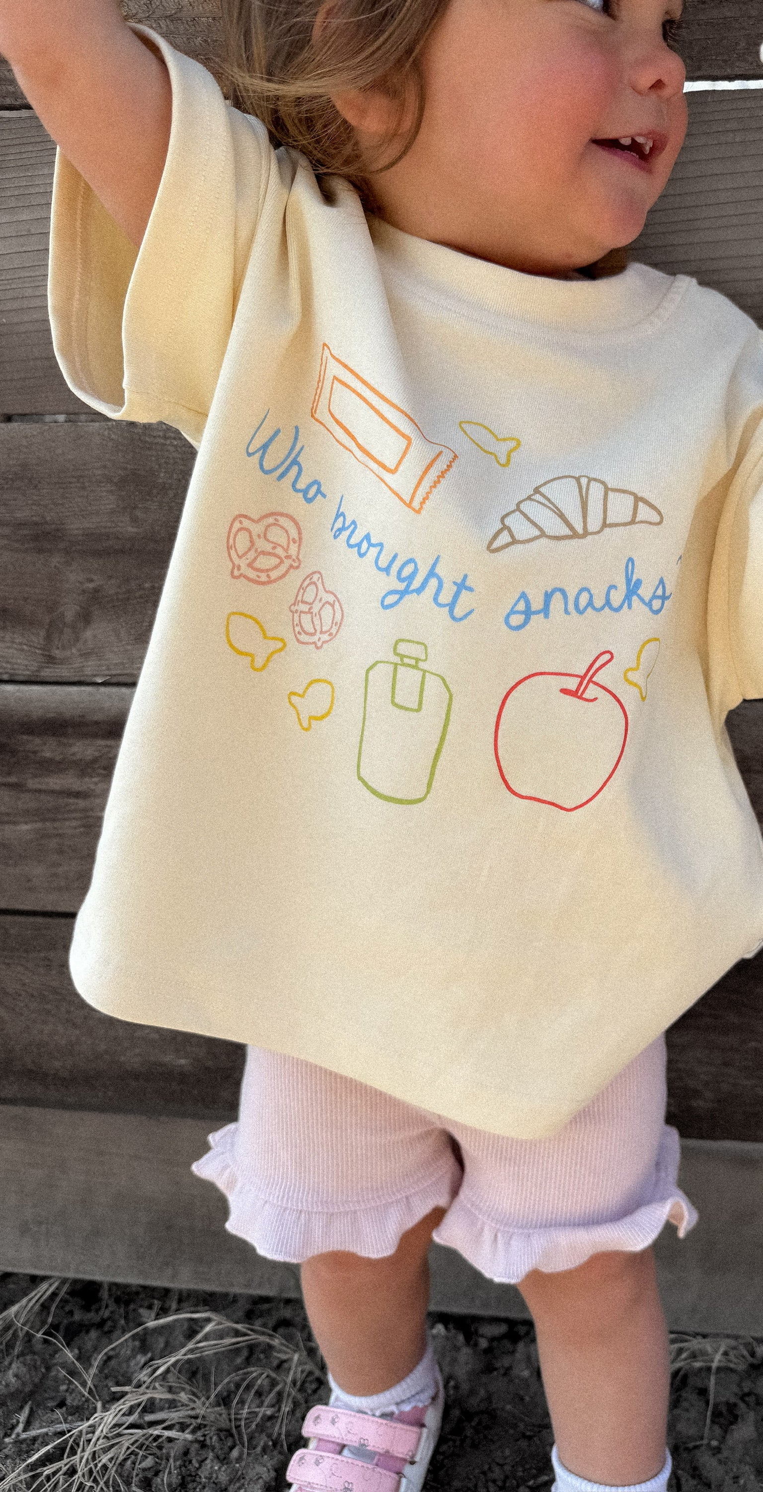 Who Brought Snacks? Organic Cotton Tee
