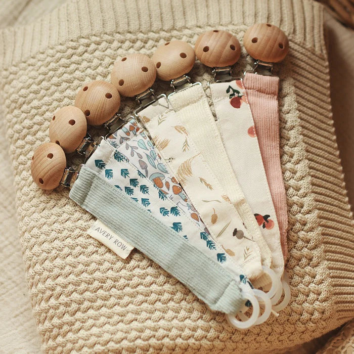 Pacifier Clip | Blue Corduroy
