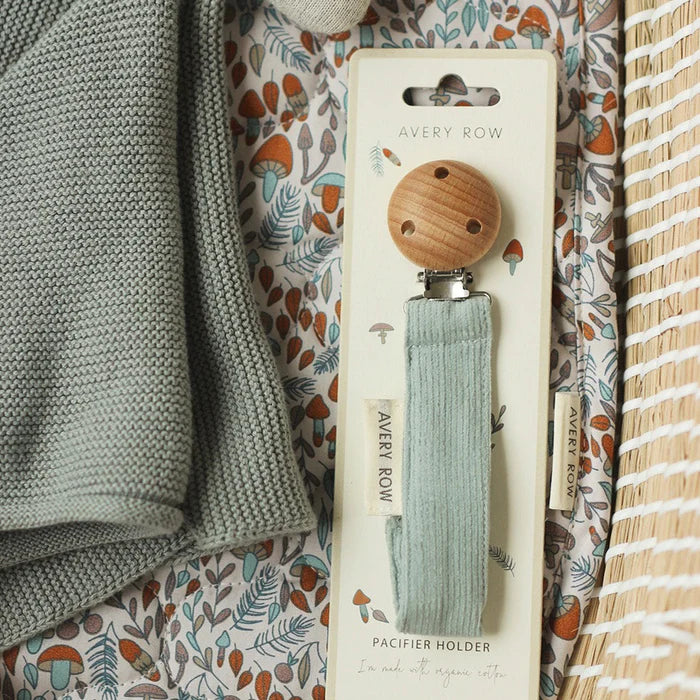 Pacifier Clip | Blue Corduroy