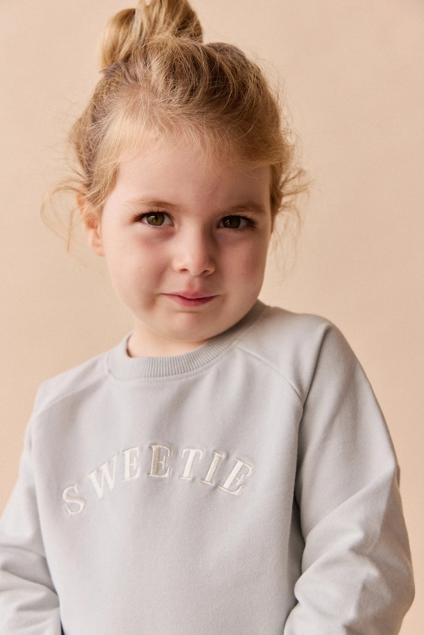 Organic Cotton Mimi Sweatshirt | Dawn Blue Sweetie