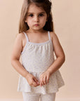 Organic Cotton Meadow Singlet | Emmy Lilac