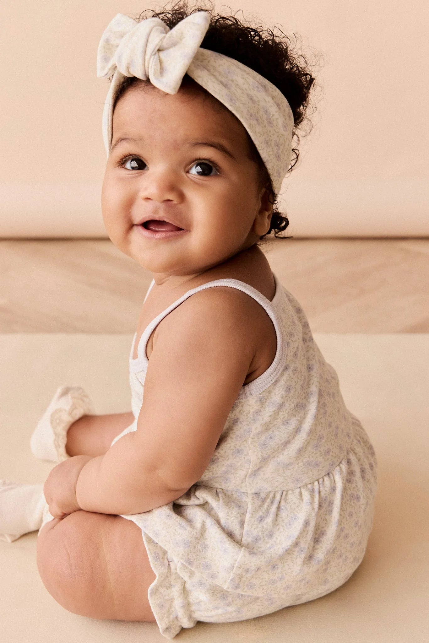 Organic Cotton Meadow Singlet | Emmy Lilac