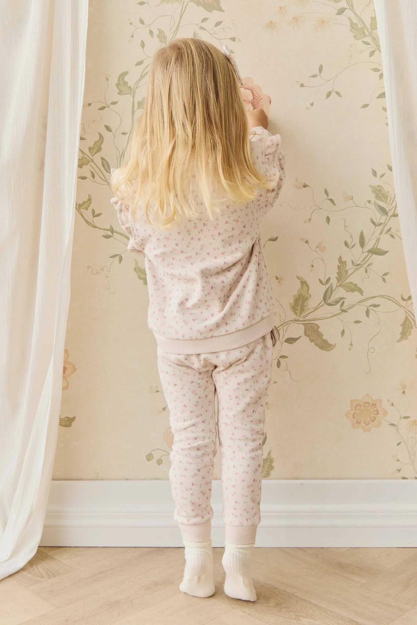 Organic Cotton Lilith Track Pant | Victoria Blush