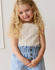 Aria Knitted Singlet | Parchment