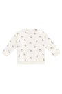 Organic Cotton Damien Sweatshirt | Cloud Whales